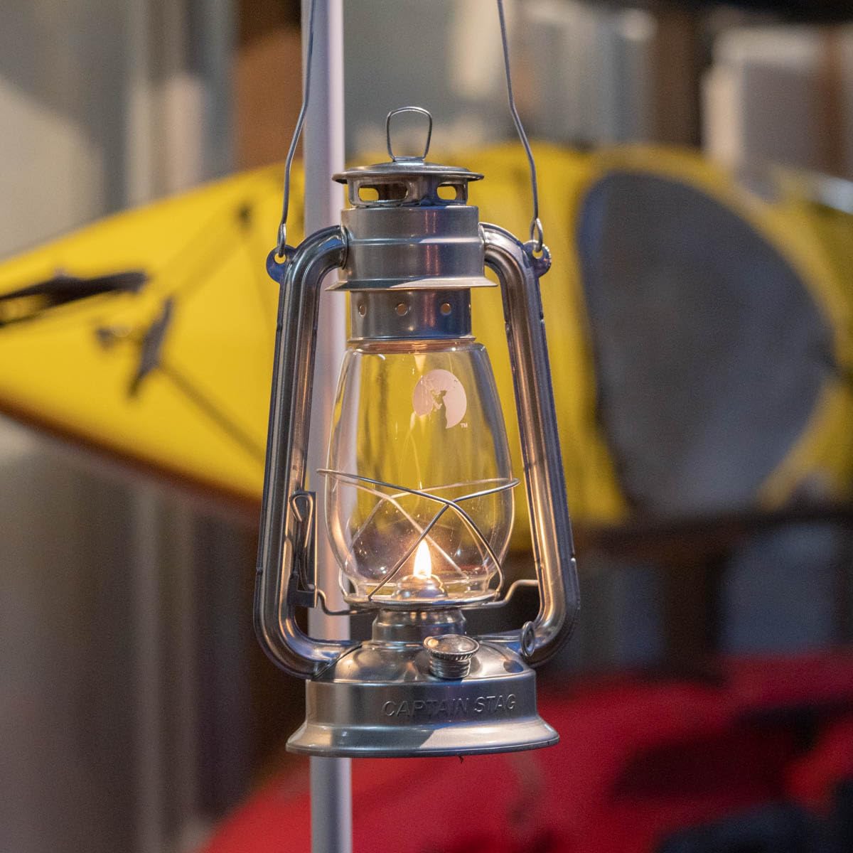 Captain Stag UK-513 Camping Emergency Lantern, Light, CS, Oil