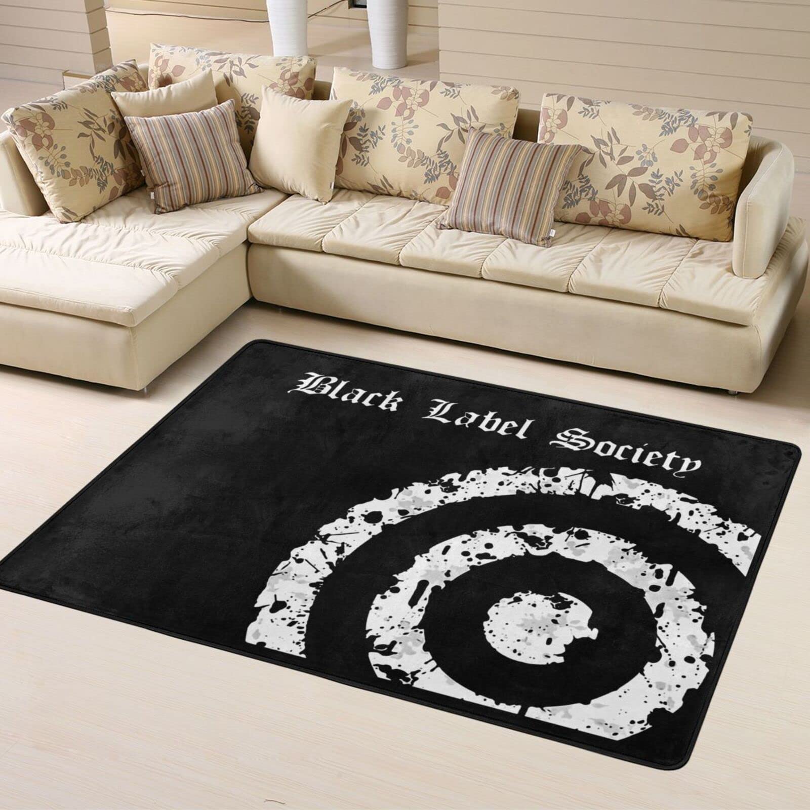Amazon.co.jp: Black Label Society Floor Mat, Carpet, Stylish