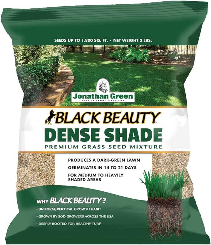 Jonathan Green (10600) Black Beauty Dense Shade Grass Seed - Cool Season Lawn Seed (3 lb) Jonathan Green (10600) Black Beauty Dense Shade Grass Seed - Cool Season Lawn Seed (3 lb)
