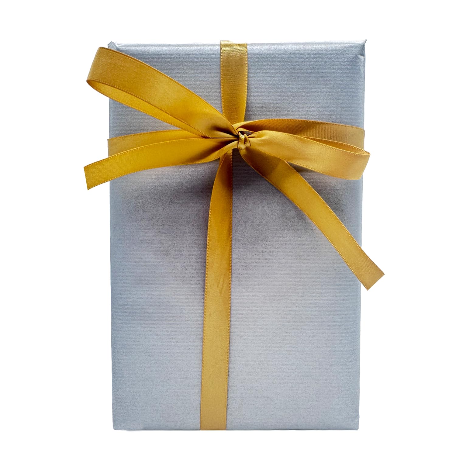 PAKOT | Rollo Papel de Regalo Kraft Verjurado Plata - Bobina Grande 70CM X 100M - Ideal Regalos de Lujo y Comercios