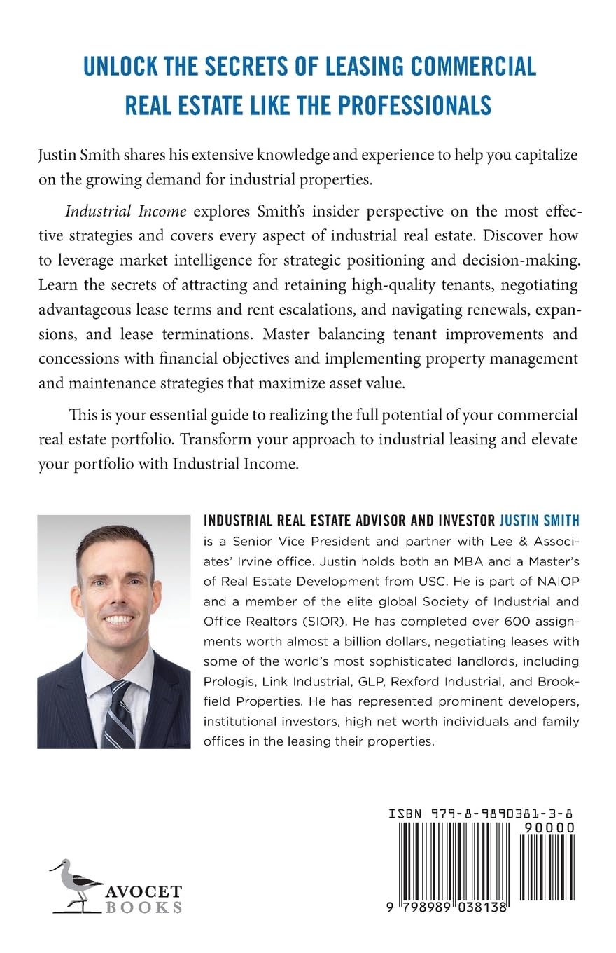 Industrial Income: The Investor's Guide for Maximizing the Value of Commercial Real Estate Leases - Image 2