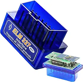 Mini Scanner Automotivo Bluetooth ELM327 Interface OBD2 Diagnóstico de Veículos Versões 1.5 e 2.1 (Versão 1.5 Placa Dupla)