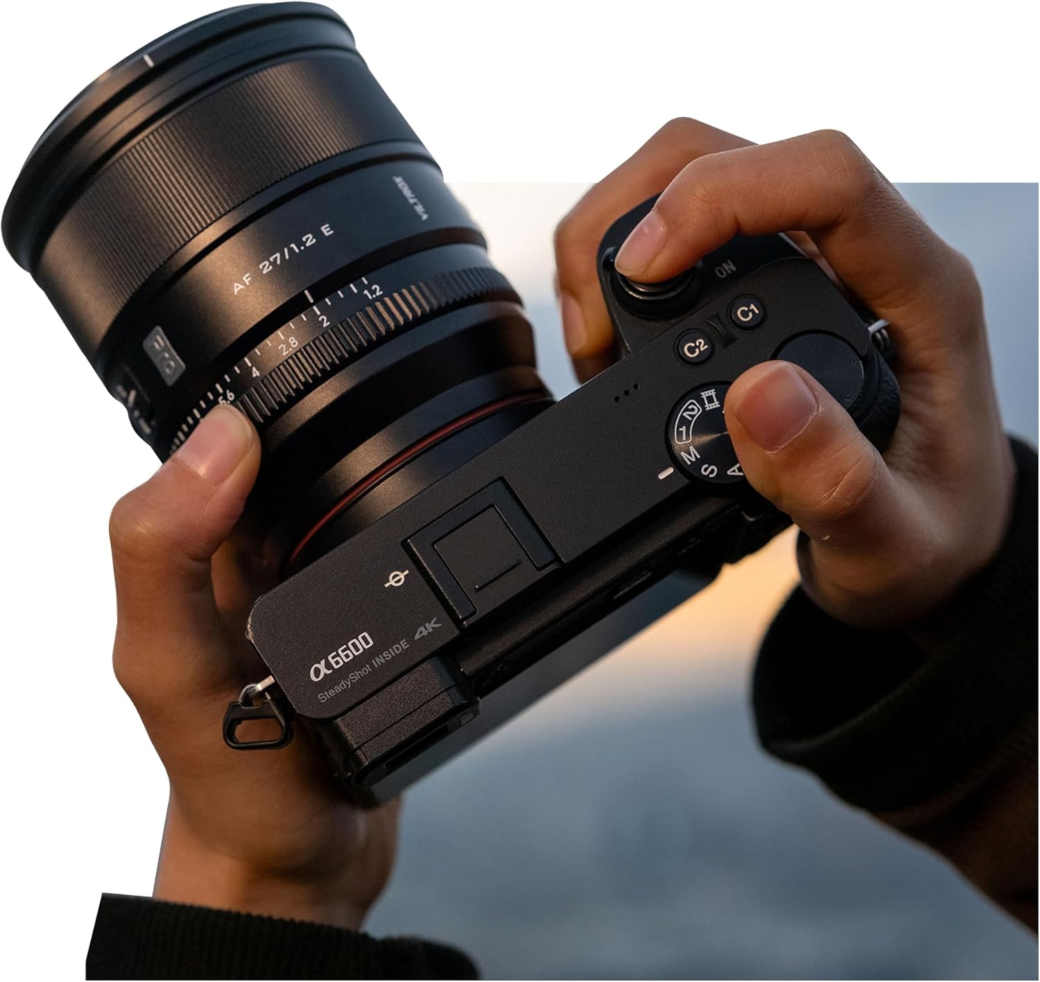 VILTROX AF 27mm F1.2 Pro E Mount Lens for Sony, Large Aperture Autofocus 27/1.2 E Lens for Sony E-Mount Cameras a6400 a6600 a6700 ZV-E10 FX30 a7R a7IV a7RIII a7RIV a7RV A1 FX3 ZVE1 A7CII