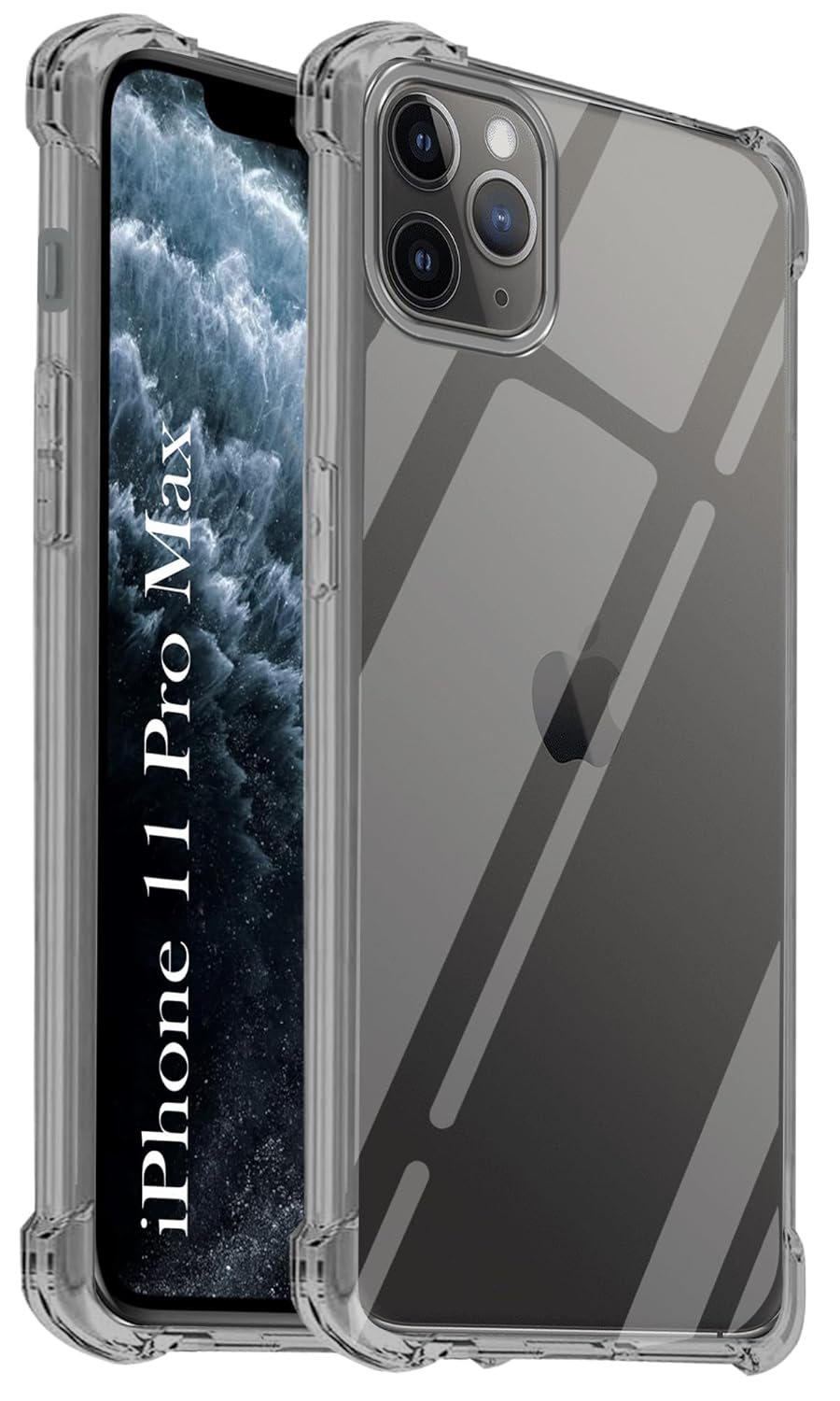 Jkobi Back Cover for Apple iPhone 11 Pro Max (Shockproof Crystal Clear Anti Yellow Case | Drop & Camera Protection | Hard Polycarbonate)