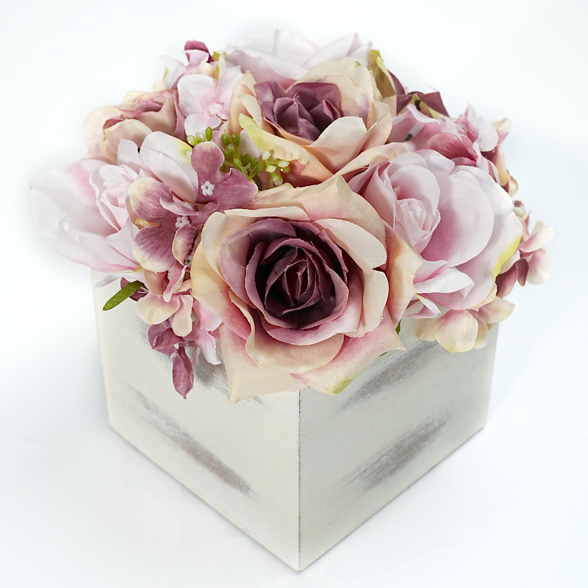 Roses en soie artificielles bouquet de fleurs haut de gamme pour decoration de maison