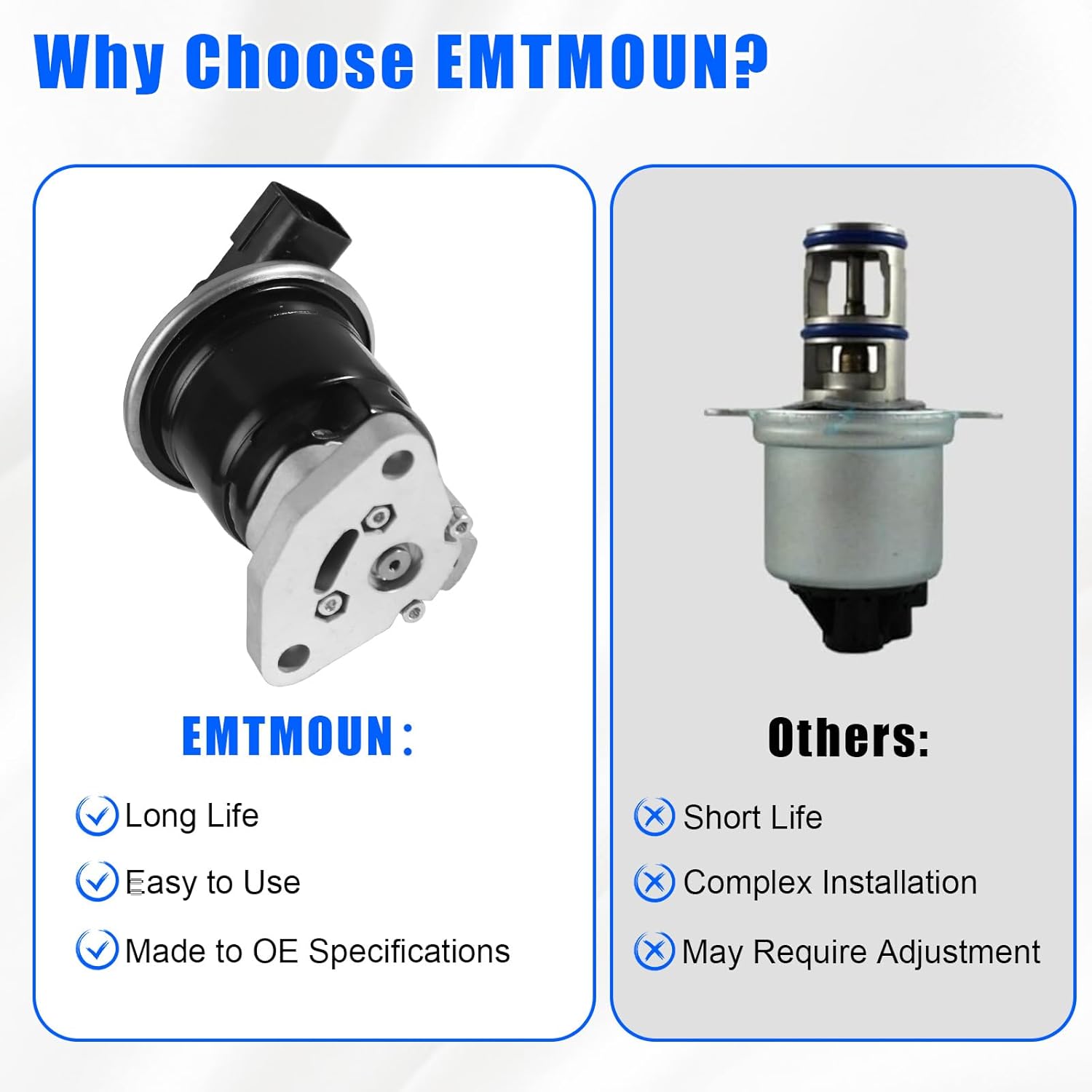 EGV981 EGR Valve, Compatible with Honda Accord 2.4L 2003-2007, OE: 18011RAAA00