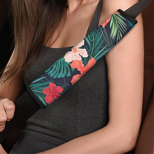 Miniatura 6 de Forchrinse Almohadilla de consola central de flor de hibisco tropical para mujeres y niñas, transpirable, duradera, 15 pulgadas, protector de