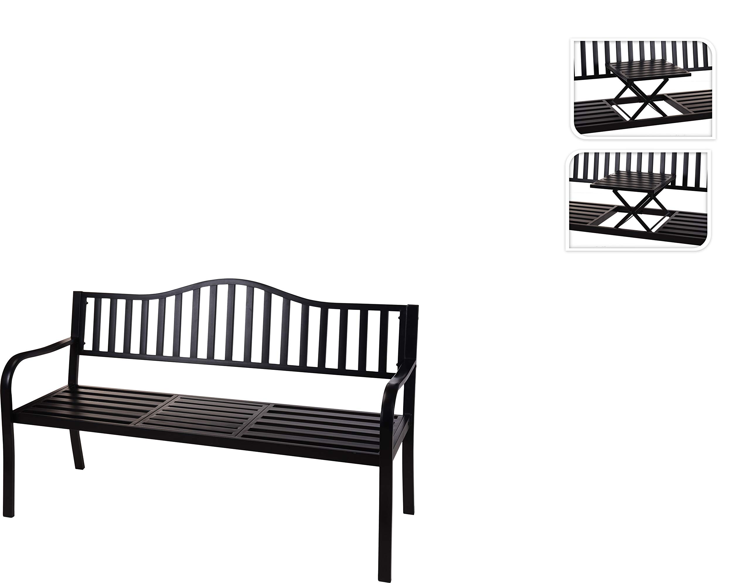 Idooka Outdoor Black Metal Garden Park B Buy Online In Colombia At Desertcart