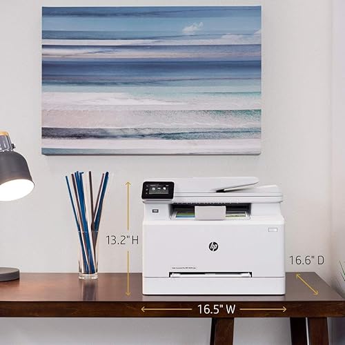 Miniatura 6 de HP Laserjet Pro M281cdw Impresora inalámbrica todo en uno, escanea, copia y fax con facilidad con 30 hojas de papel para folleto HP (T6B83A) -
