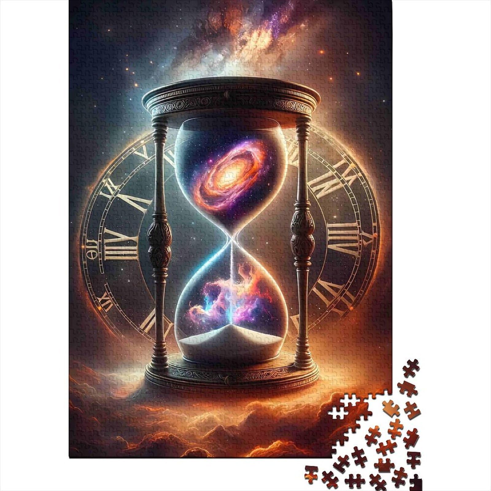 Time Sand Galaxy 1000 Piece Jigsaw Puzzle Bundle for Adult Family Premium Recycled Cardboard Home Decoration Wall Display Brain Challenge 52x38cm/1000pcs