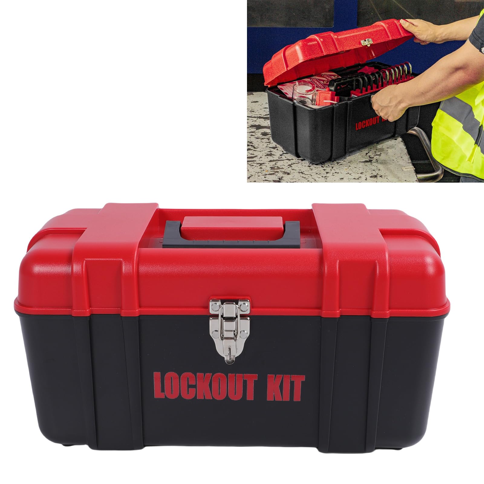 Kit de Bloqueo y Etiquetado Juego de Candados de Seguridad Disyuntor Universal Loto para la Industria