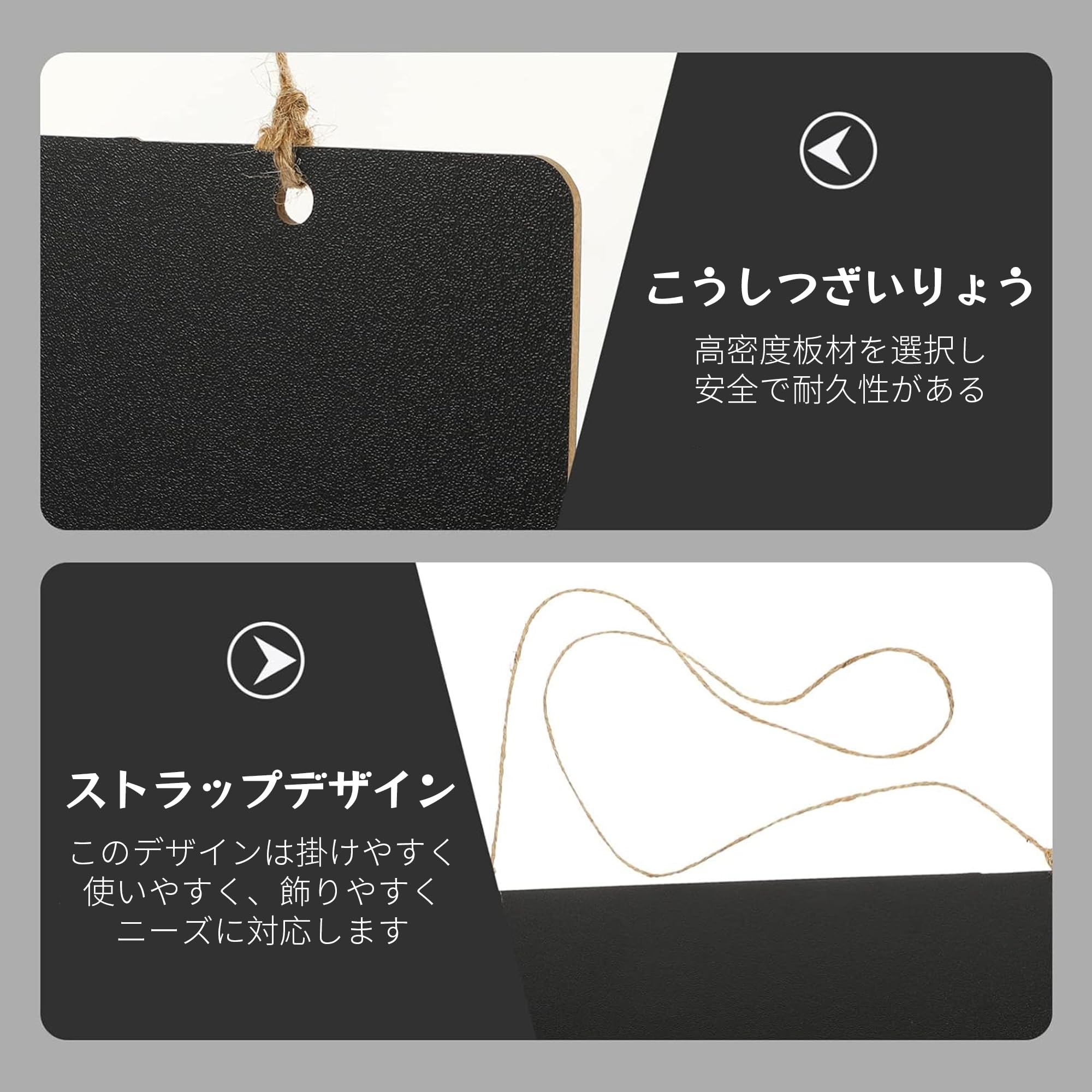 Amazon | LANJING 2個入 ミニ黒板 ラベルボード ホームデコレーション Amazon | LANJING 2個入 ミニ黒板 ラベルボード ホームデコレーション