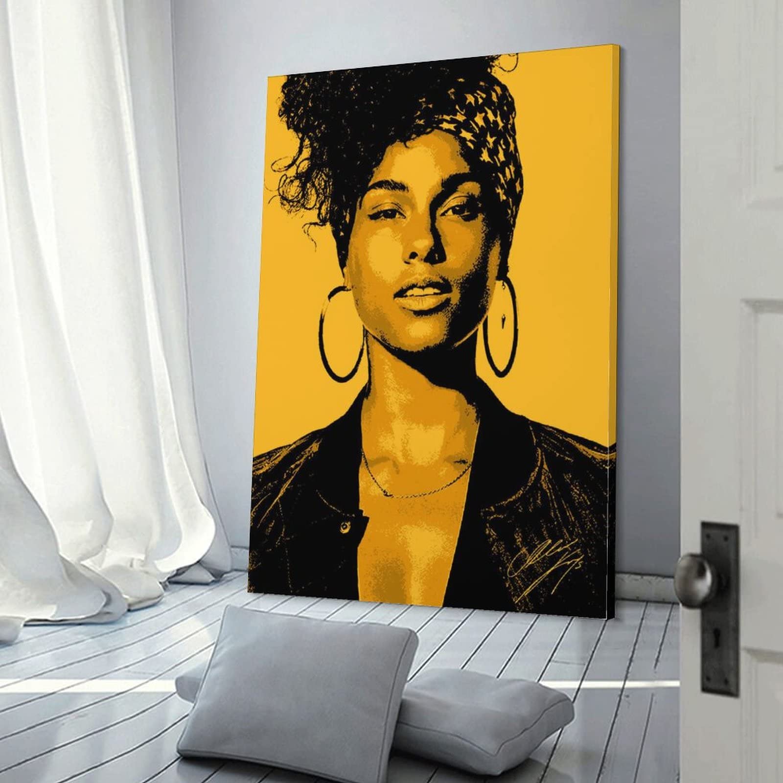 Amazon.co.jp: 歌手ポスターアリシアキーズ1ポスター装飾絵画