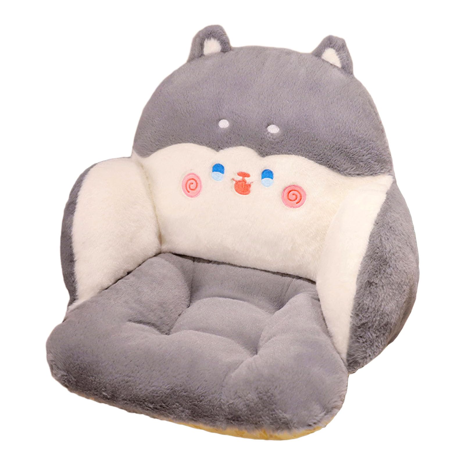 Coussin de ceinture en peluche ergonomique pour chaise et télétravail