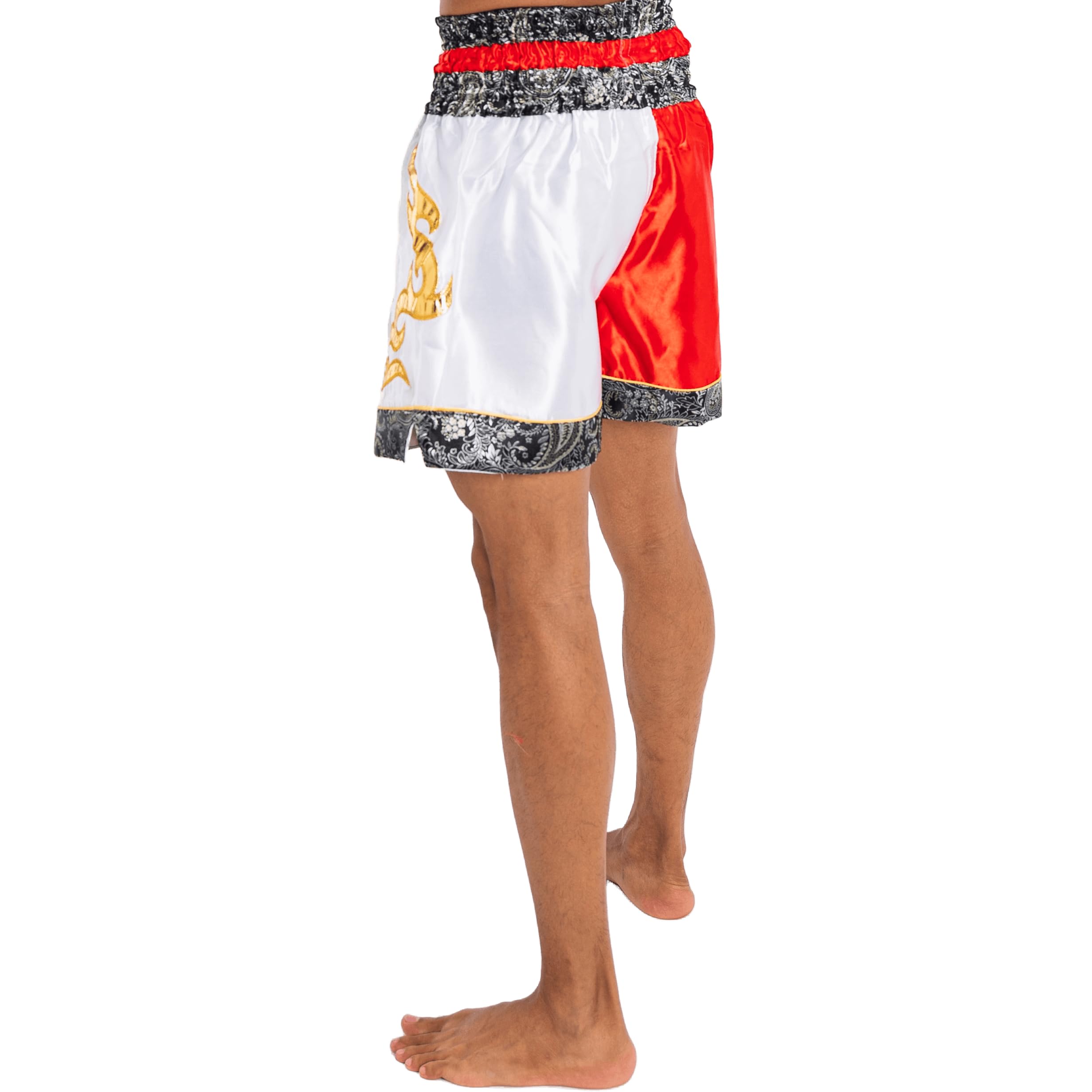 Short de boxe Muay Thai pour homme et femme Coupe ajustée MMA Boxe Entraînement Kickboxing Vêtements d'arts martiaux