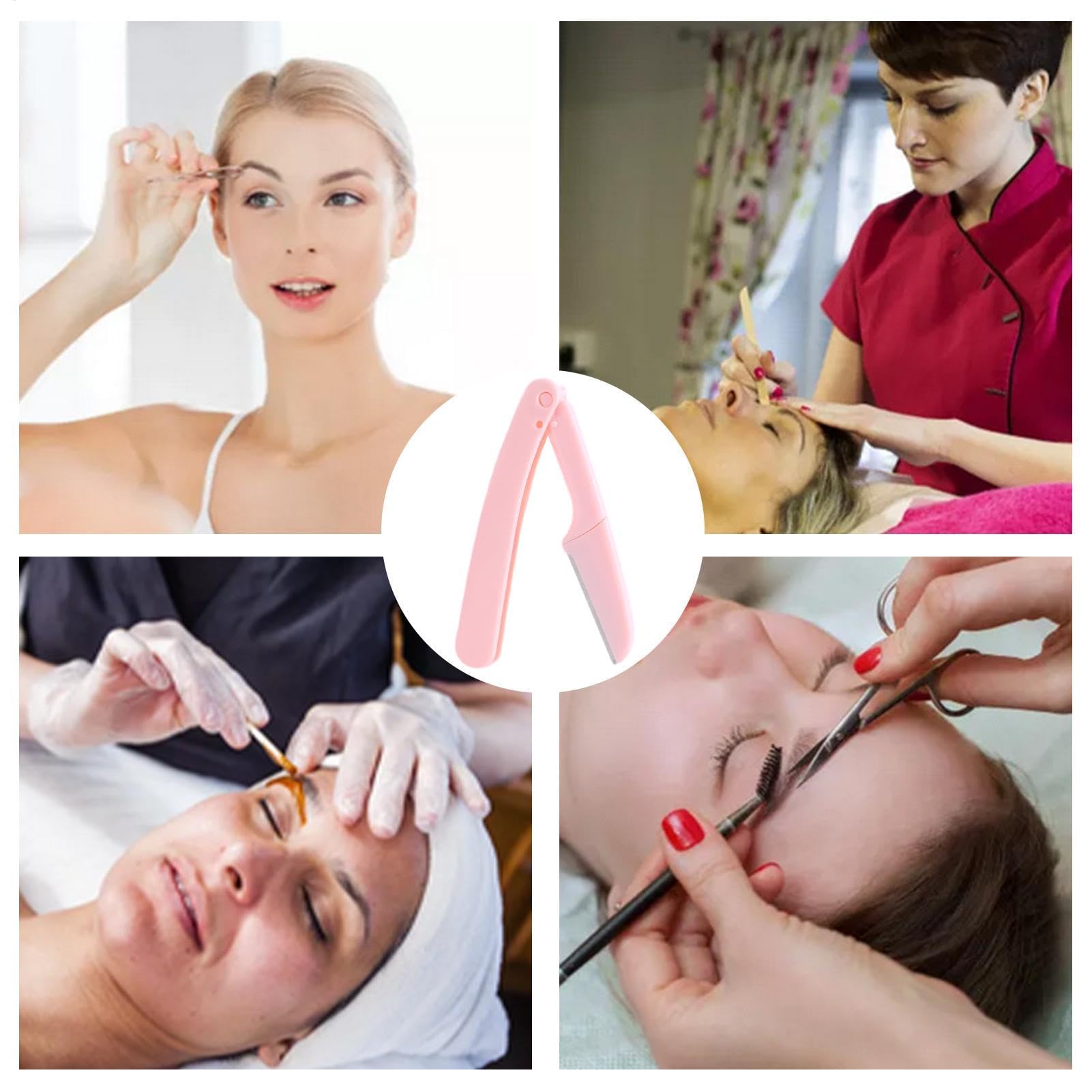 Trimmer sopracciglia pieghevole professionale portatile per donne principianti