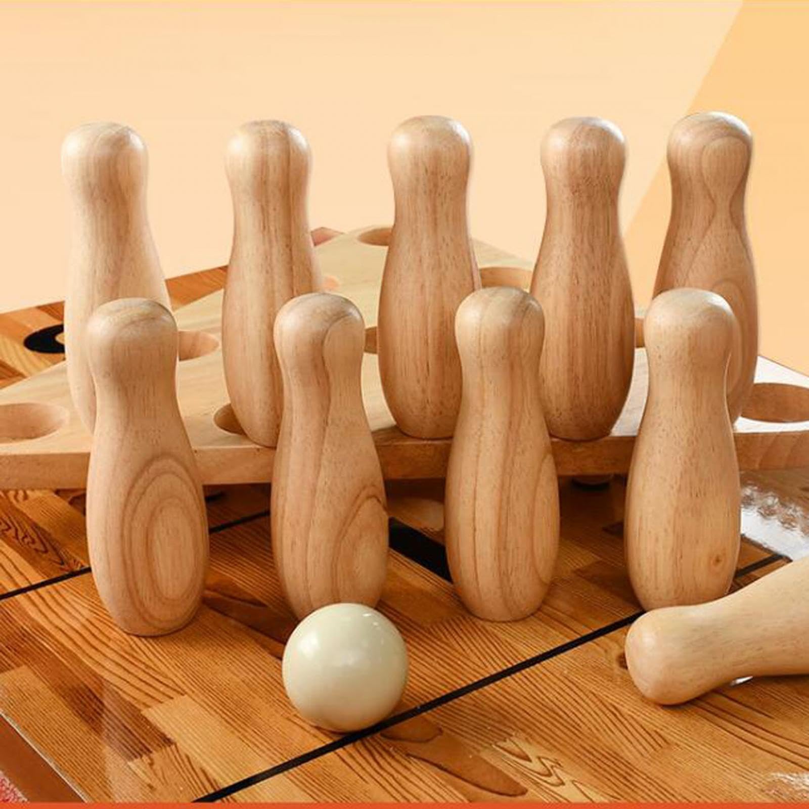 Set da Bowling con 10 Birilli per Bambini dai 3 Anni in su.