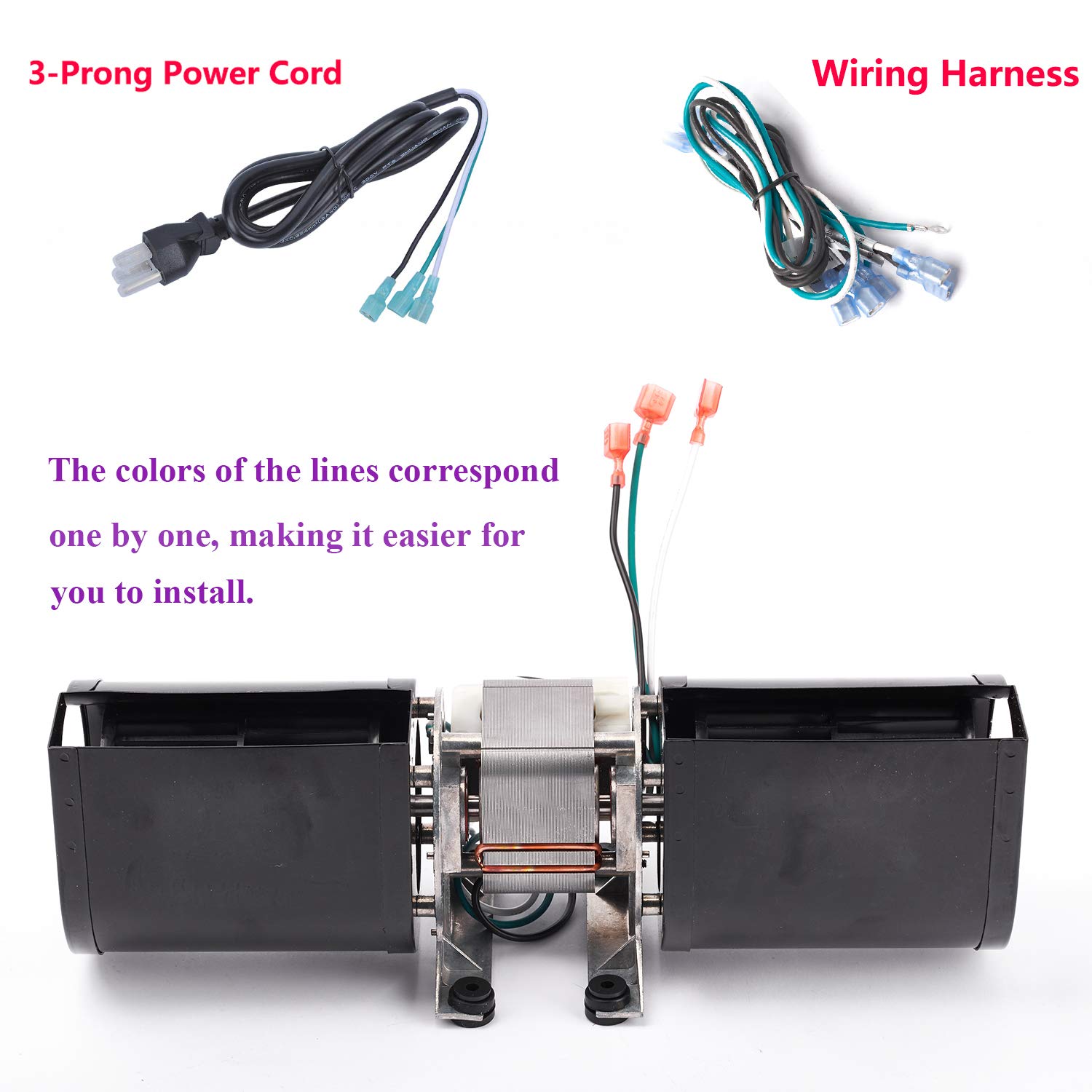 Buy GFK160A GFK160 Fireplace Blower Fan Kit for Heat N Glo, Quadra