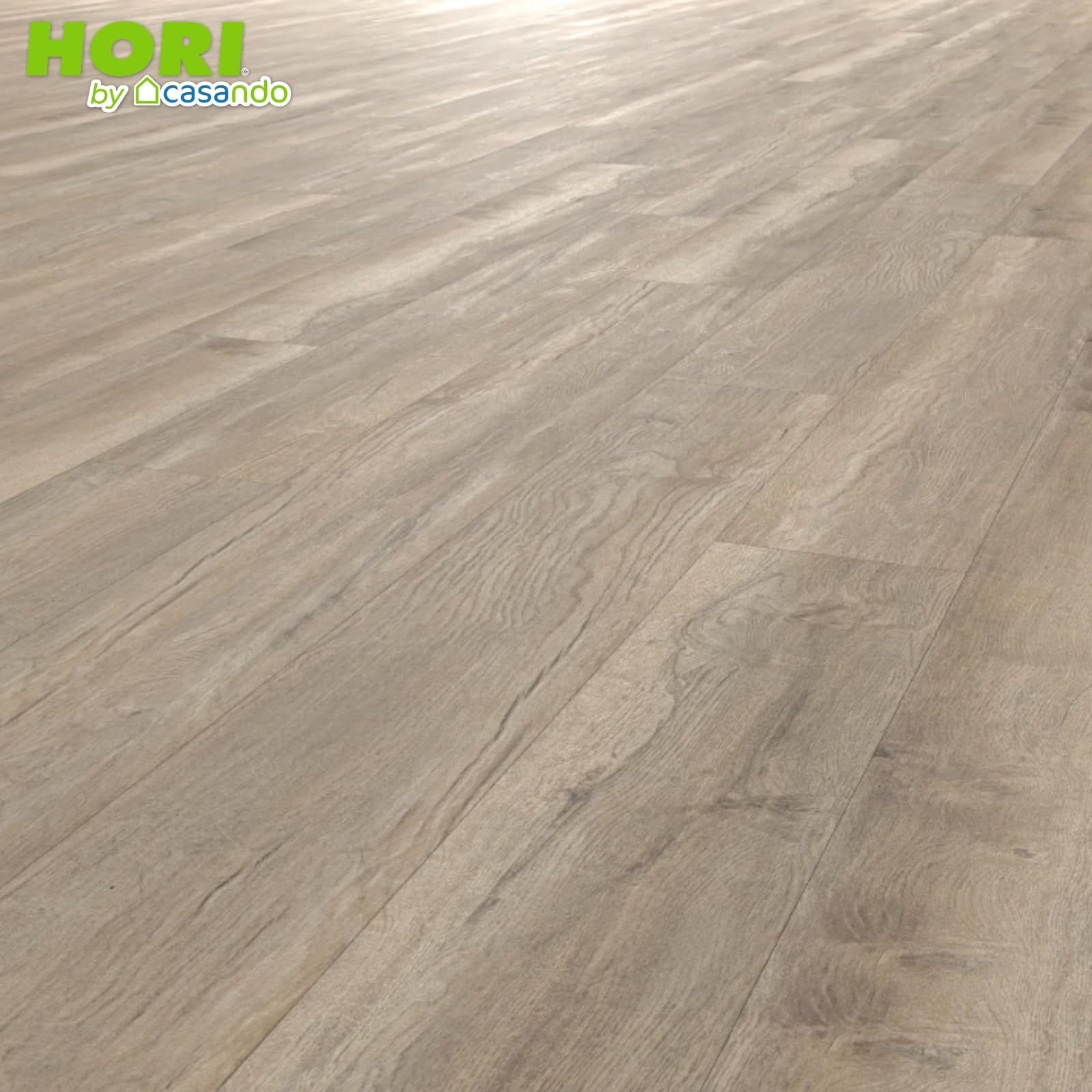 Klick Vinylboden Rigid SPC Landhausdiele Holzoptik - Klicksystem Hartvinyl mit Trittschalldämmung - schwimmende Verlegung - - 150 x 22,8 x 0,52 cm - 2,052 m² - 6 Dielen
