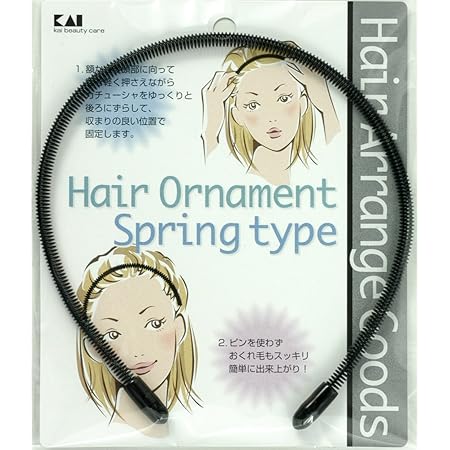 スプリングタイプカチューシャ 黒