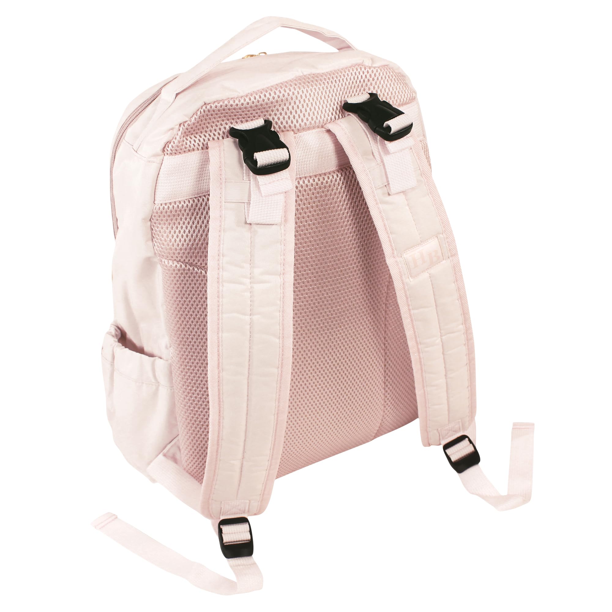 Hudson Baby Unisex Baby Premium torba na pieluchy plecak i podkładka do przewijania, pudrowy róż, jeden rozmiar