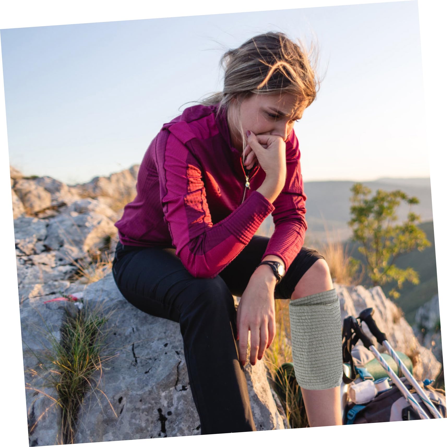 NOLITOY Emergency Trauma Dressing Hemostatic Control Trauma Bandage for First Aid Outdoor Emergency Bandage