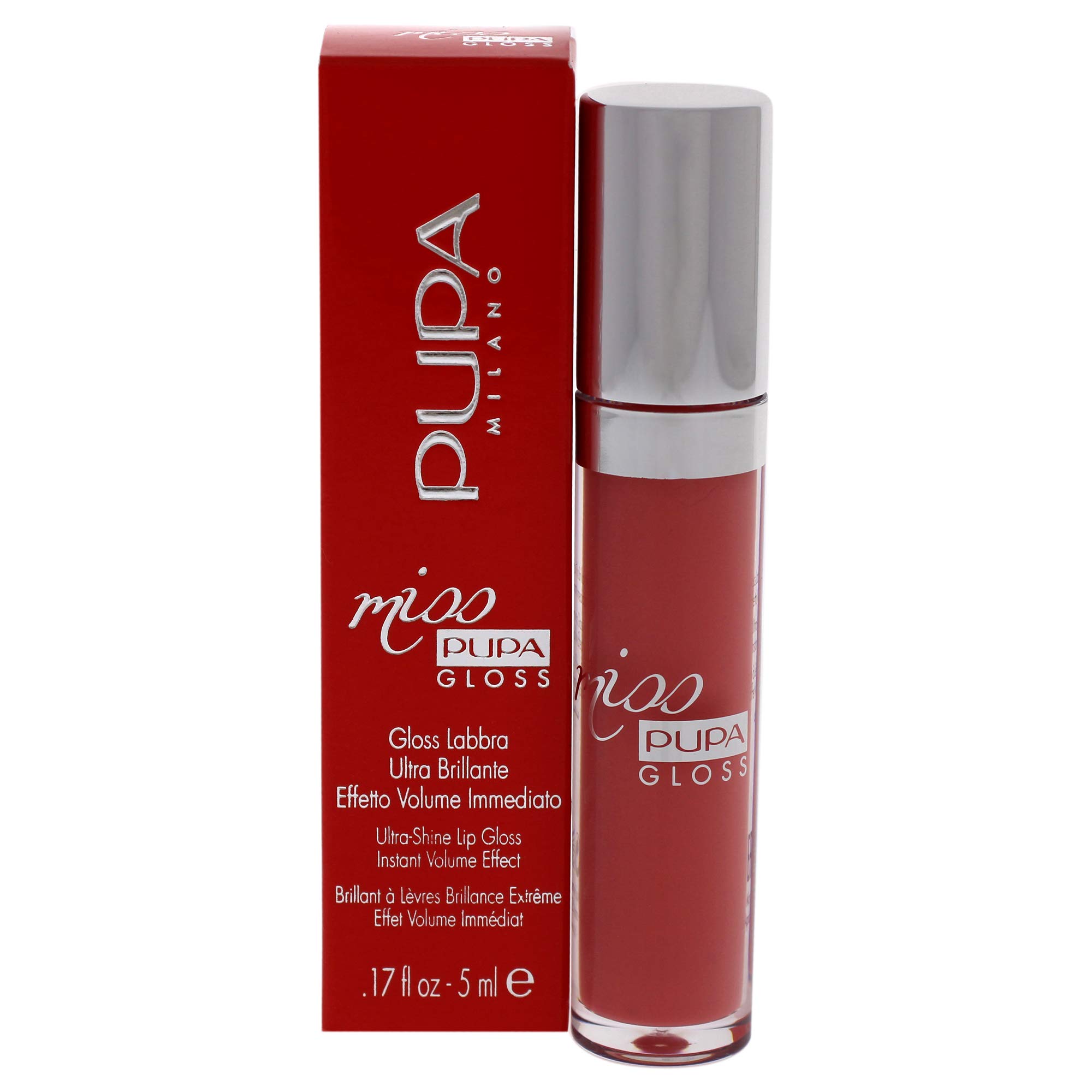 Pupa Milano Miss Pupa Gloss - 302 Ingenious Pink For Women 0.17 oz Lip Gloss