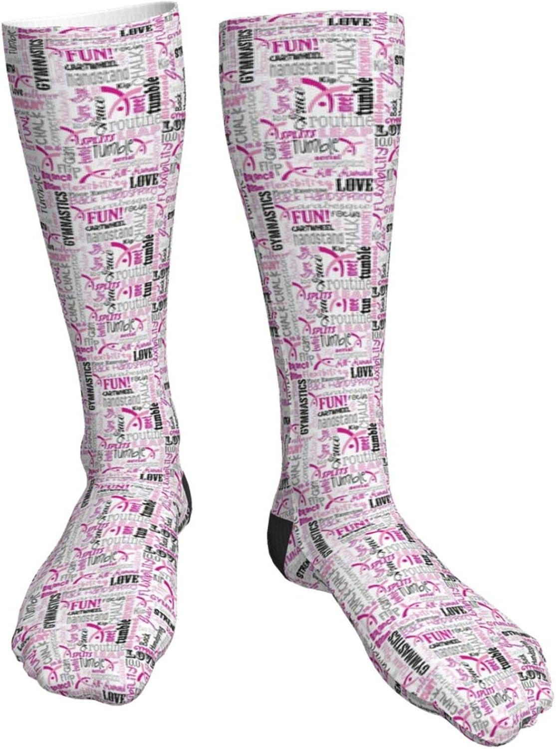 Gymnastics Socks Men's Women's Athletic Soccer Dress Socks