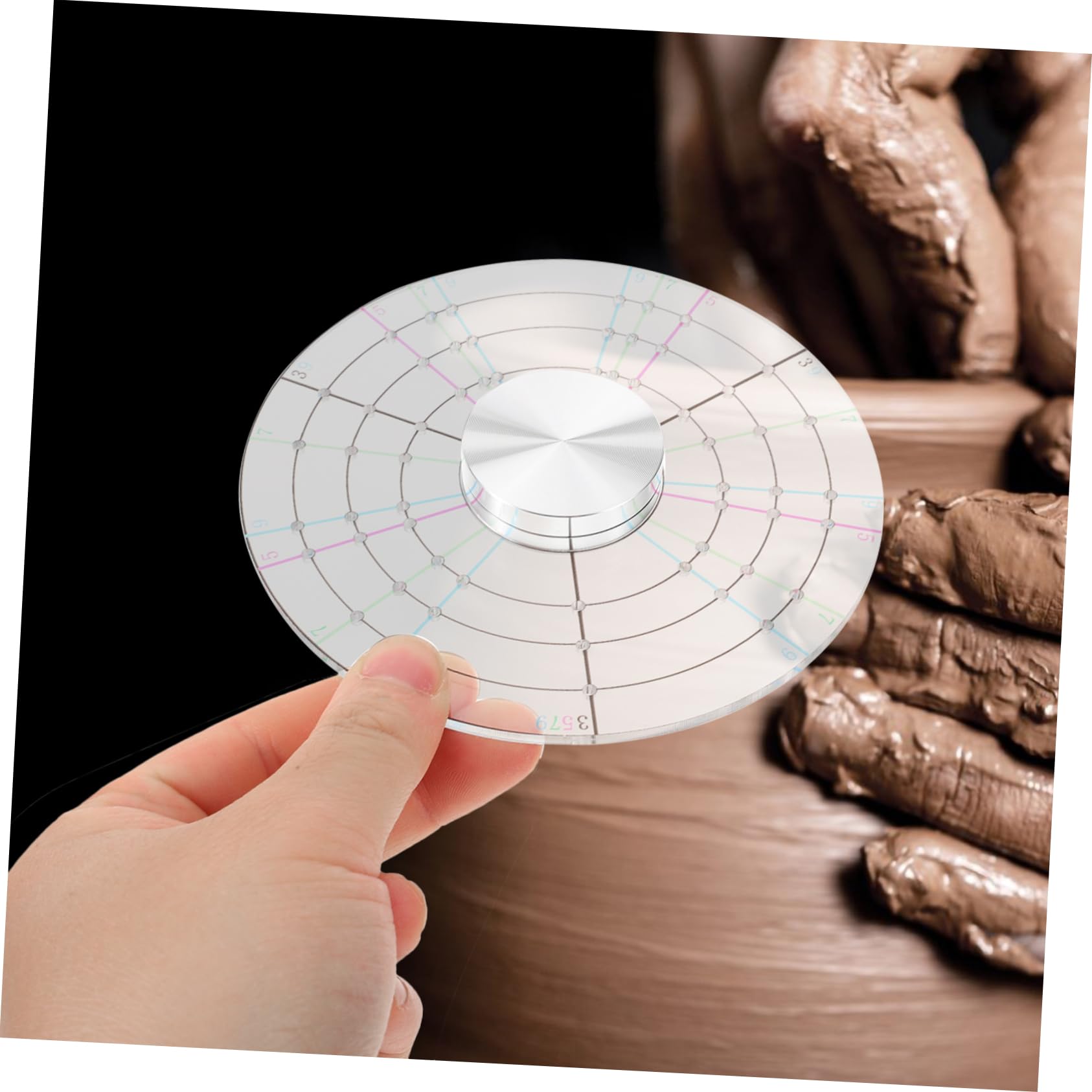 Operitacx 3 Pièces Outil de Division Argile pour Poterie Diviseur pour Sections Égales Accessoire Polyvalent pour Artistes et Débutants Poterie