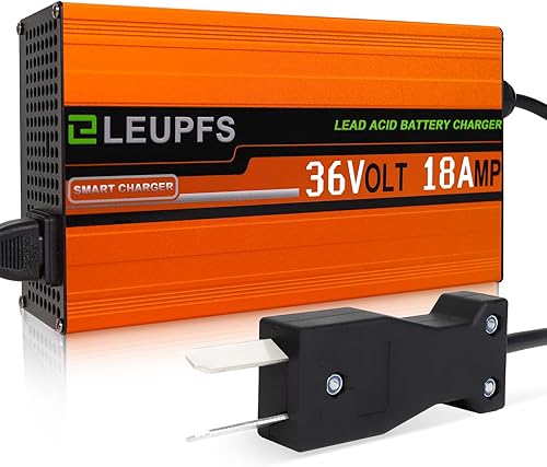 Miniatura 8 de Cargador de batería de carrito de golf de 18 amperios y 36 voltios para EZGO TXT, 110 VCA, carga completa 4.0, 4-6H de carga completa, para baterías