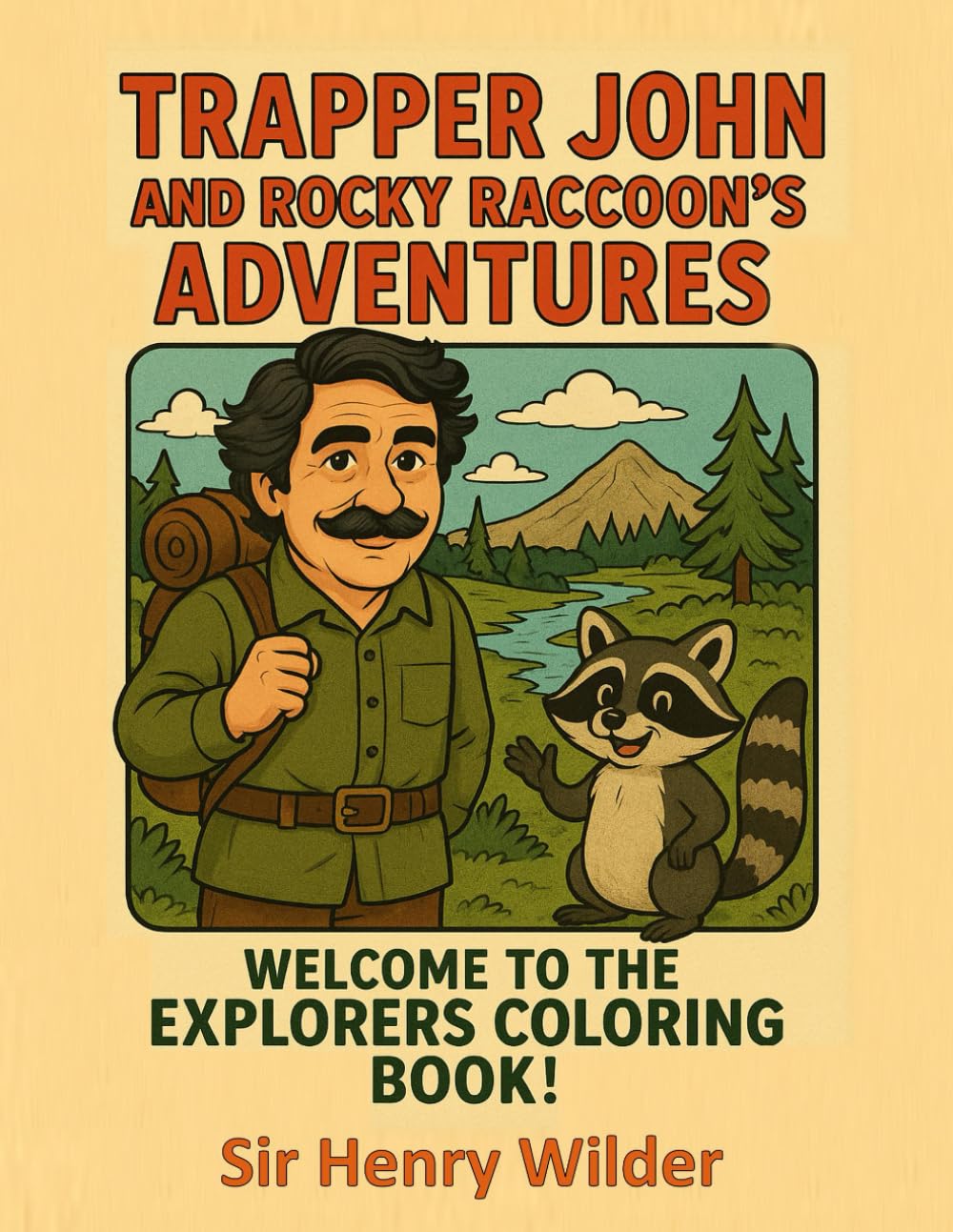Trapper John and Rocky Racoon’s Adventures: The Explorers Coloring Book!