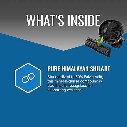 Miniatura 2 de Approved Science Shilajit puro del Himalaya - 50% ácido fúlvico - Extracto 301 (equivalente a 30,000 mg) - 360 cápsulas veganas - Suplemento de alta