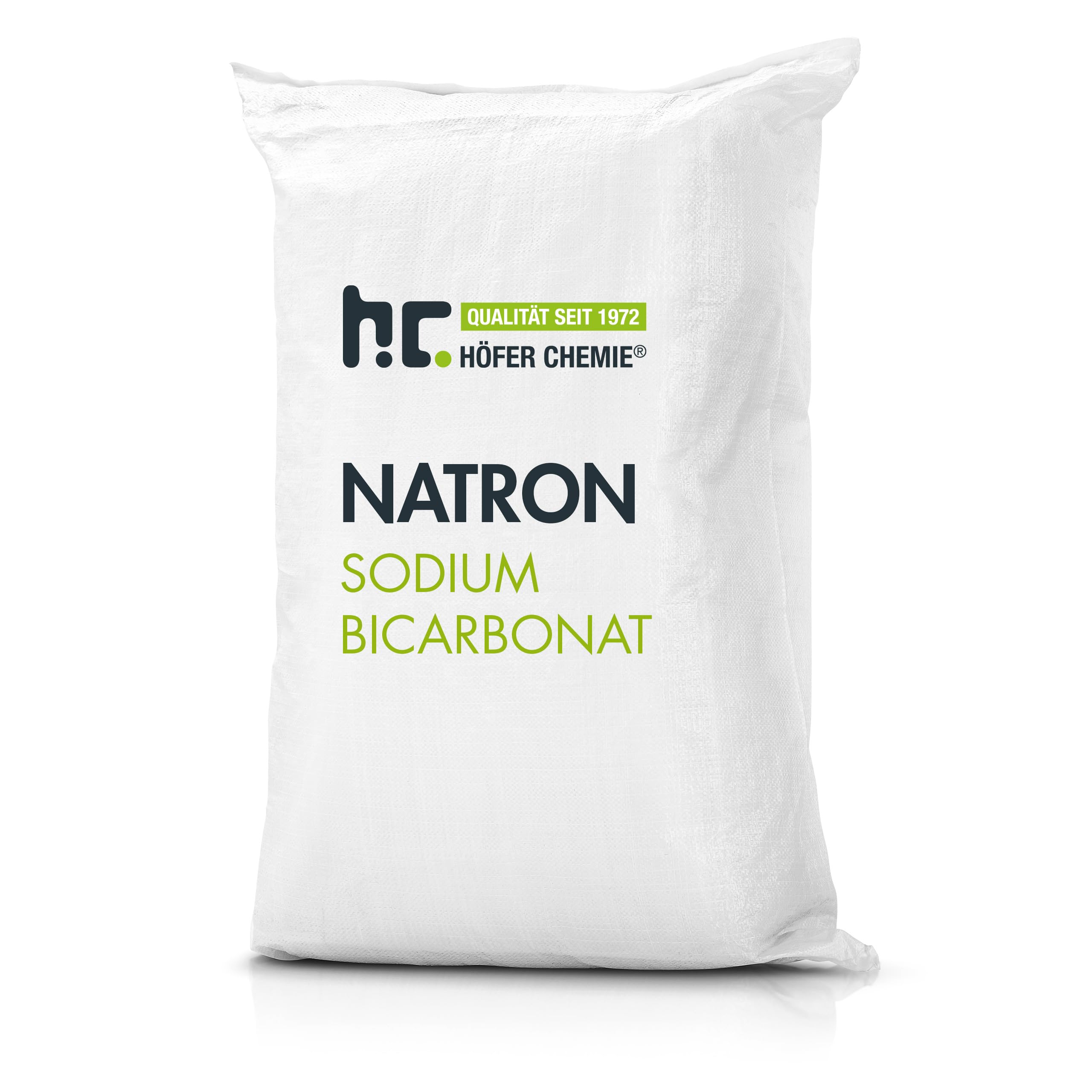 Höfer Chemie 1 X 25 Kg de Bicarbonate de Sodium (Soude) en Qualité Alimentaire - Utilisation Polyvalente pour Cuisine, Nettoyage, Beauté, et Plus
