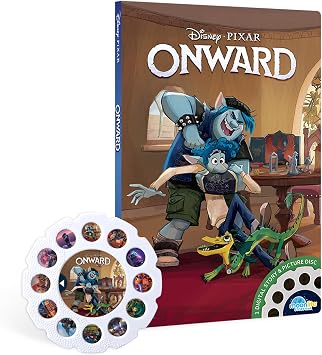 Moonlite Storytime Pixar Onward, Vibrant Storybook Art Projections with Playful Sound Effects & Background Music for Children Ages 1-6, Requires Moonlite Projector Sold Separately
