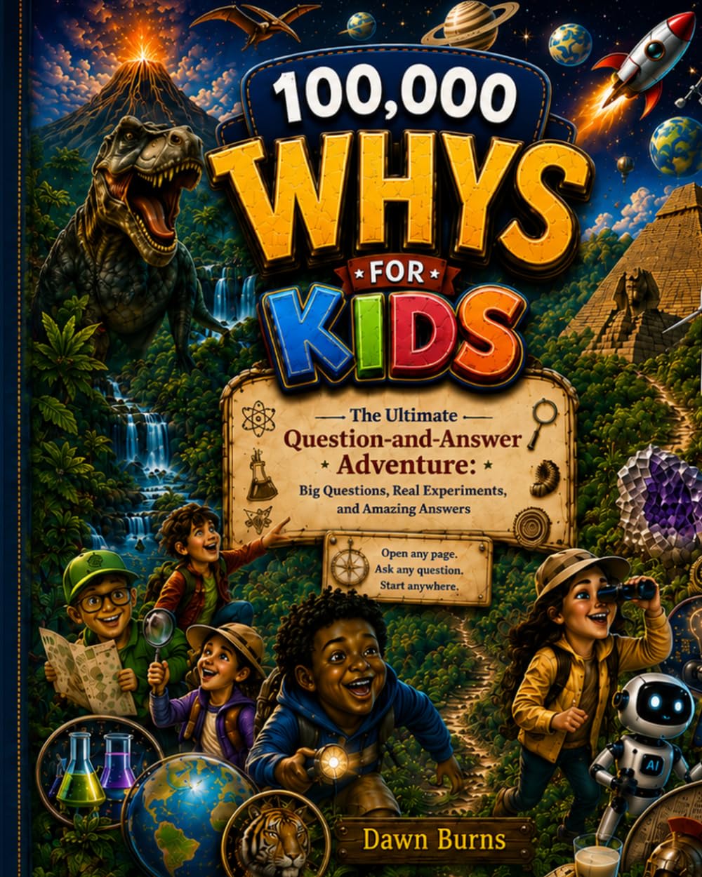 100,000 Whys for Kids: The Ultimate Question-and-Answer Adventure: Big Questions, Real Experiments, and Amazing Answers