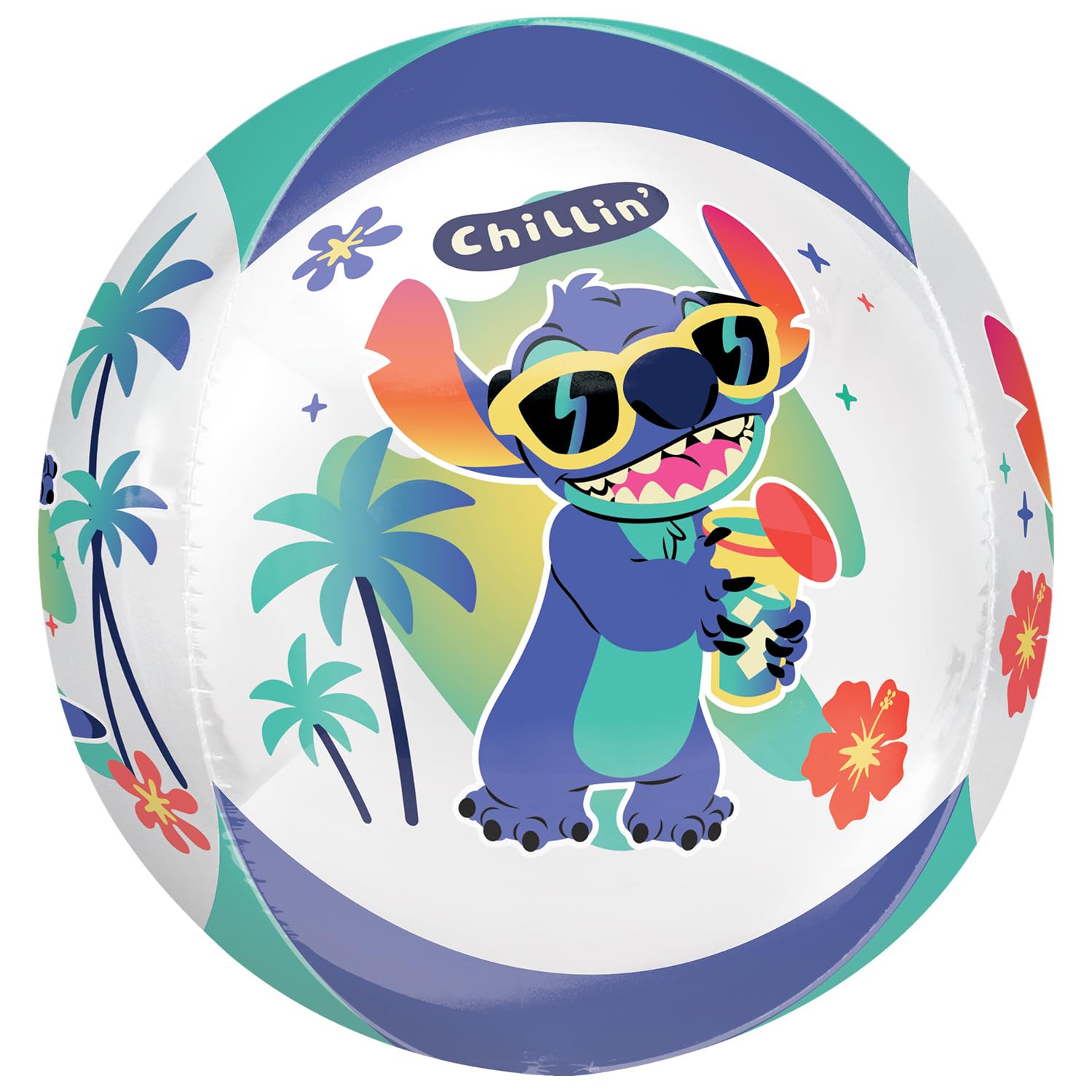 Amscan Anagram 4700501 - Disney Lilo and Stitch Orbz Foil Balloon - 16", Multi, Large