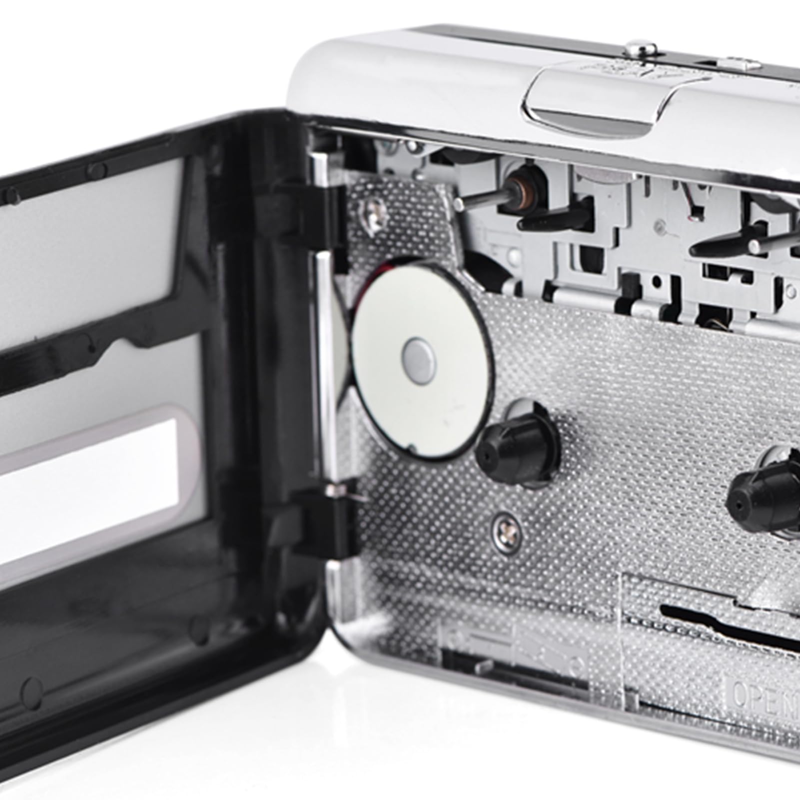 KANASI 5-częściowy zestaw odtwarzaczy kasetowych, kompaktowy przenośny rejestrator z podłączeniem przez USB, konwertuje taśmy muzyczne do formatu MP3 do celów rekreacyjnych i