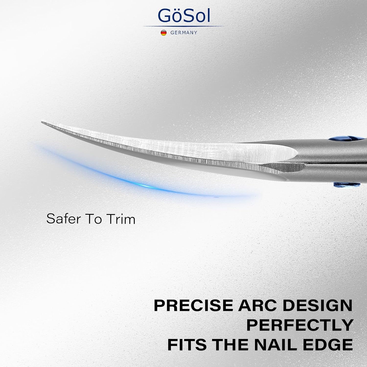 Cuticle Scissors Multi-Purpose Ultra Fine Curved Cuticle Scissor 420 Stainless Steel, Precision Pointed Tip Grooming Scissors for Eyebrow; Dead Skin; Manicure; Eyelash, Includes Leather Case