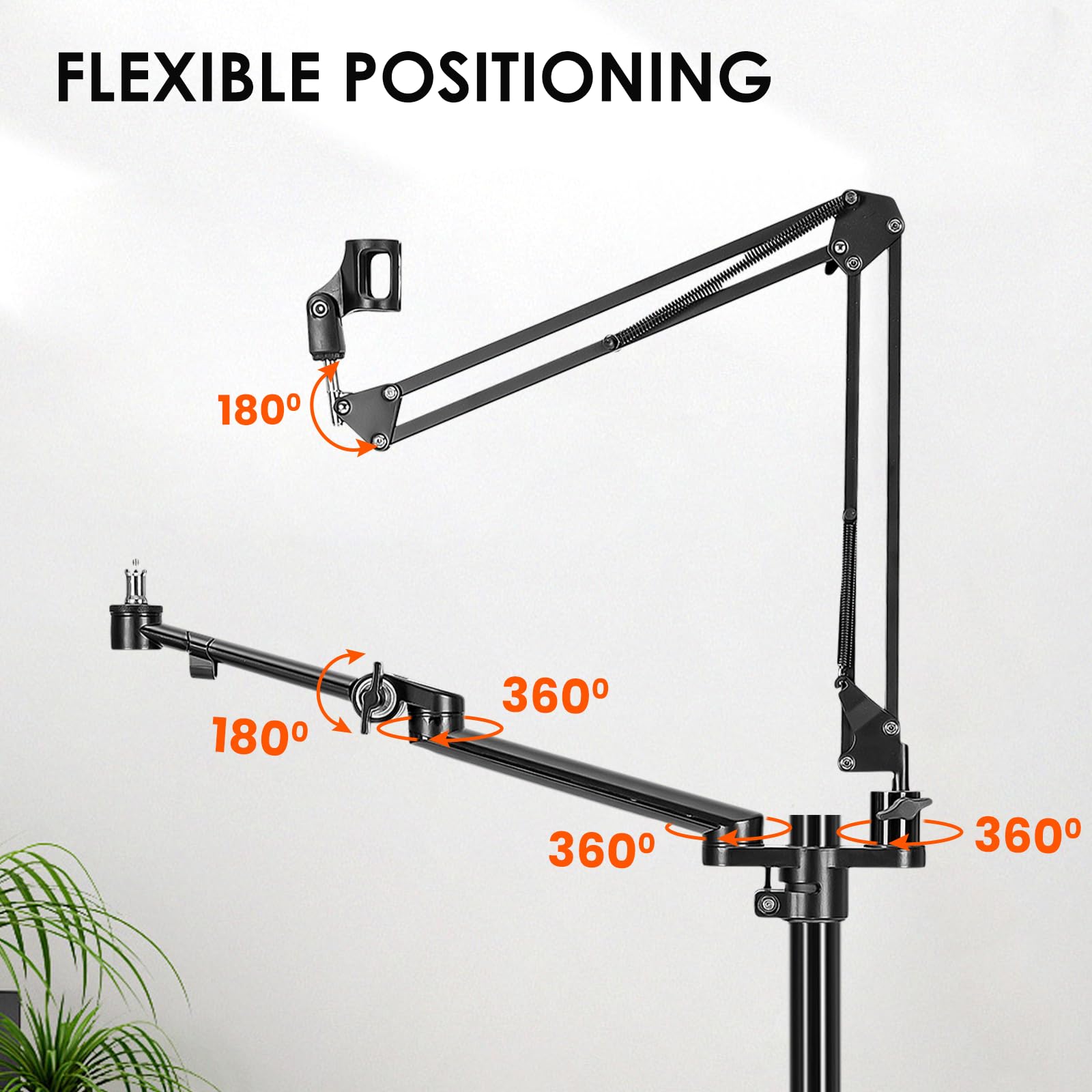 TARION Titanrig Bras Module Y : Trépied de table pour appareil photo, trépied de table, trépied de serrage, bras articulé, support de table pour appareils photo reflex numériques, éclairage annulaire