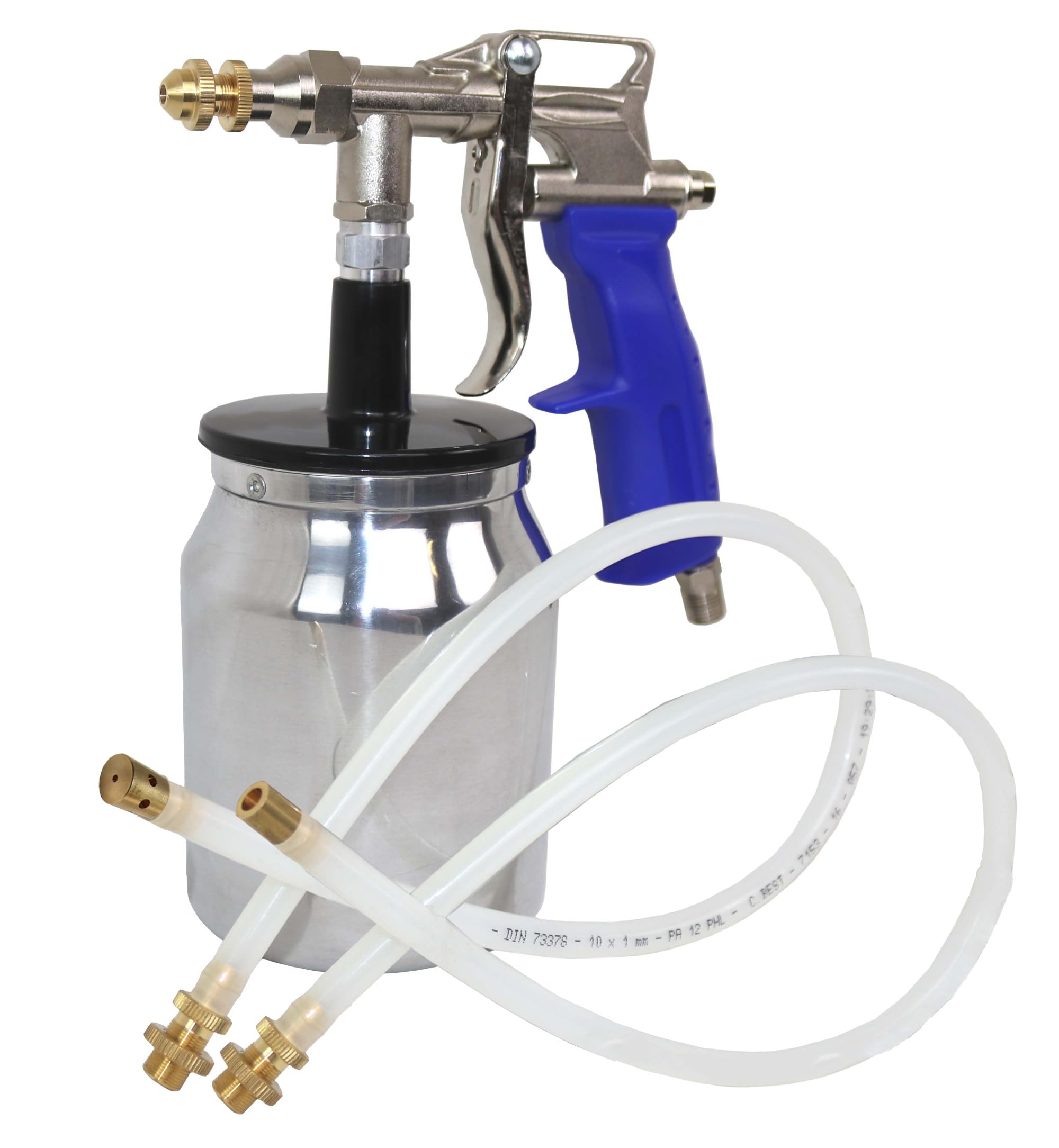 Heavy Duty Siphon Undercoating Gun with Wands; Sprayer for Truck Bedliner, Undercoating and Other Thick Liquids
