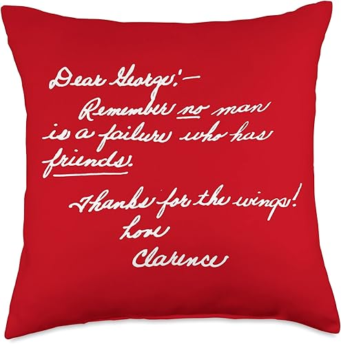 Its a Wonderful Life Vintage Christmas Classic Vintage Christmas Classic Its a Wonderful Life - Almohada de 18 x 18 pulgadas multicolor Its a Wonderful Life Vintage Christmas Classic Vintage Christmas Classic Its a Wonderful Life - Almohada de 18 x 18 pulgadas multicolor