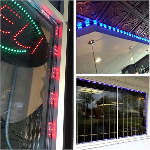 Miniatura 4 de Kit de luz LED para ventana de escaparate de 10 pies 5050 RGB de inyección LED módulo de luz con enchufe de alimentación y control remoto de 24
