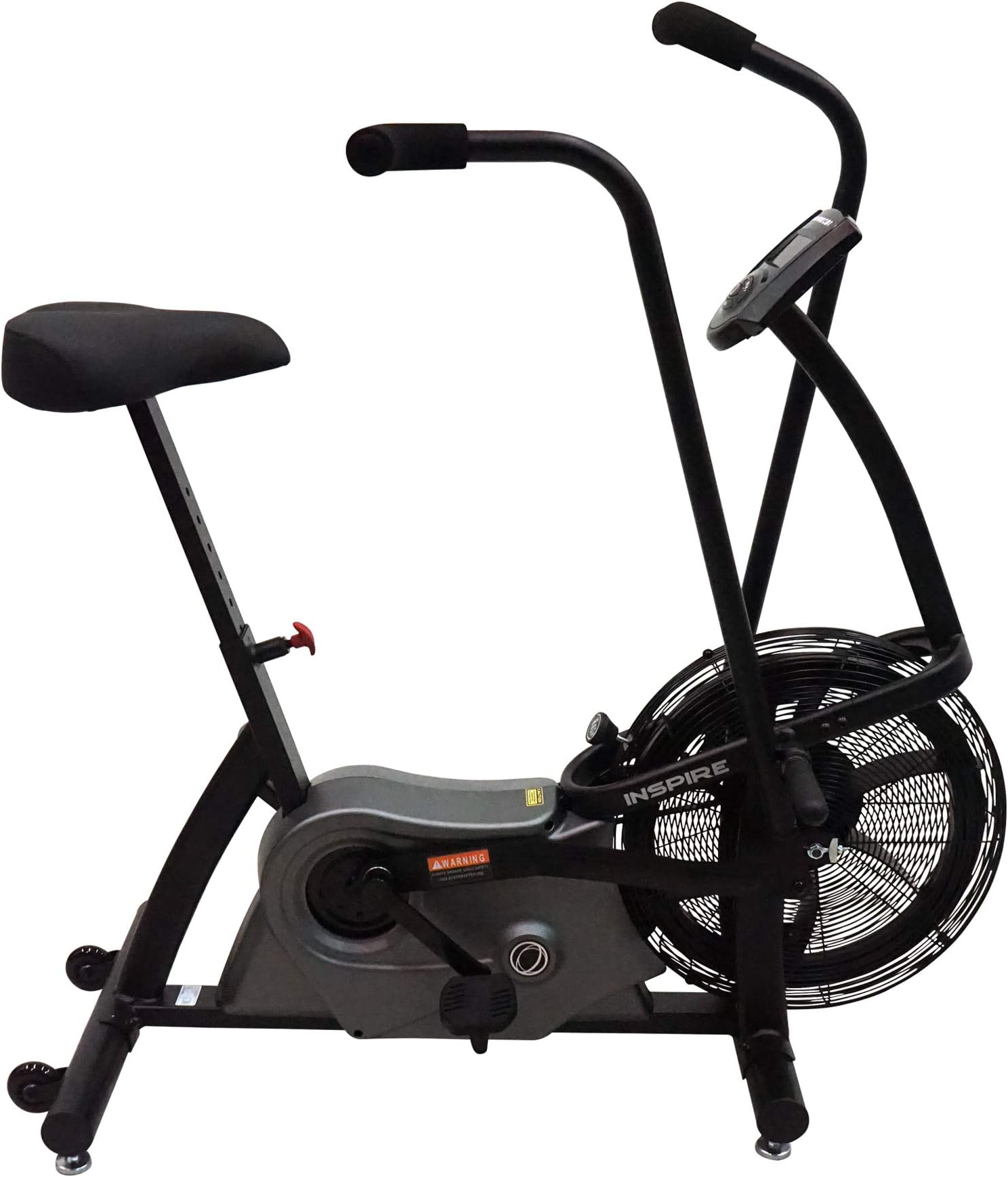 Inspire Fitness CB1 Resistance Air Bike Trainer - Stationary Exercise Bike - Fan Bike with Arm Exercisers - Cardio Bike