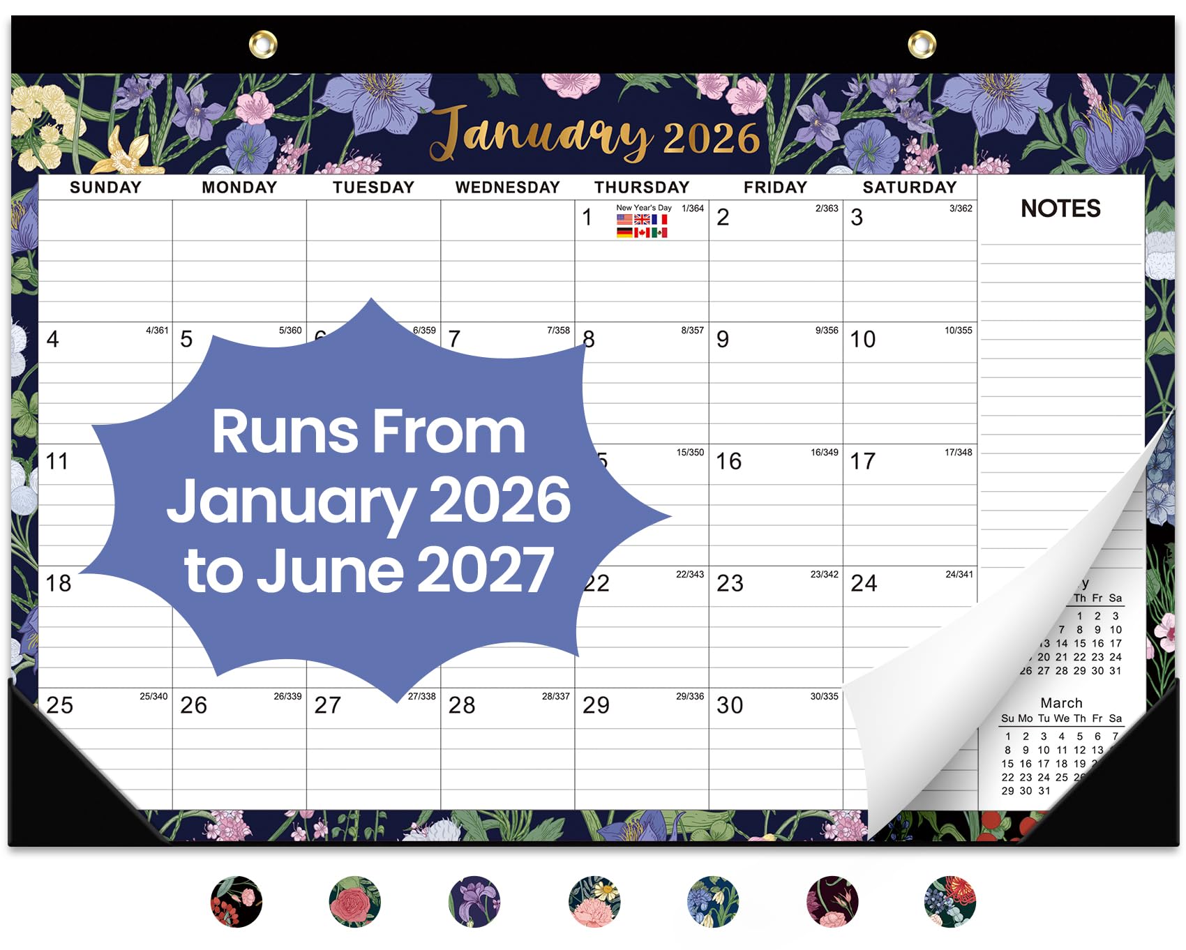 Locker.Ink | Transform Your Workspace with These Essential Desk Calendars Taja 2026 Desk Calendar