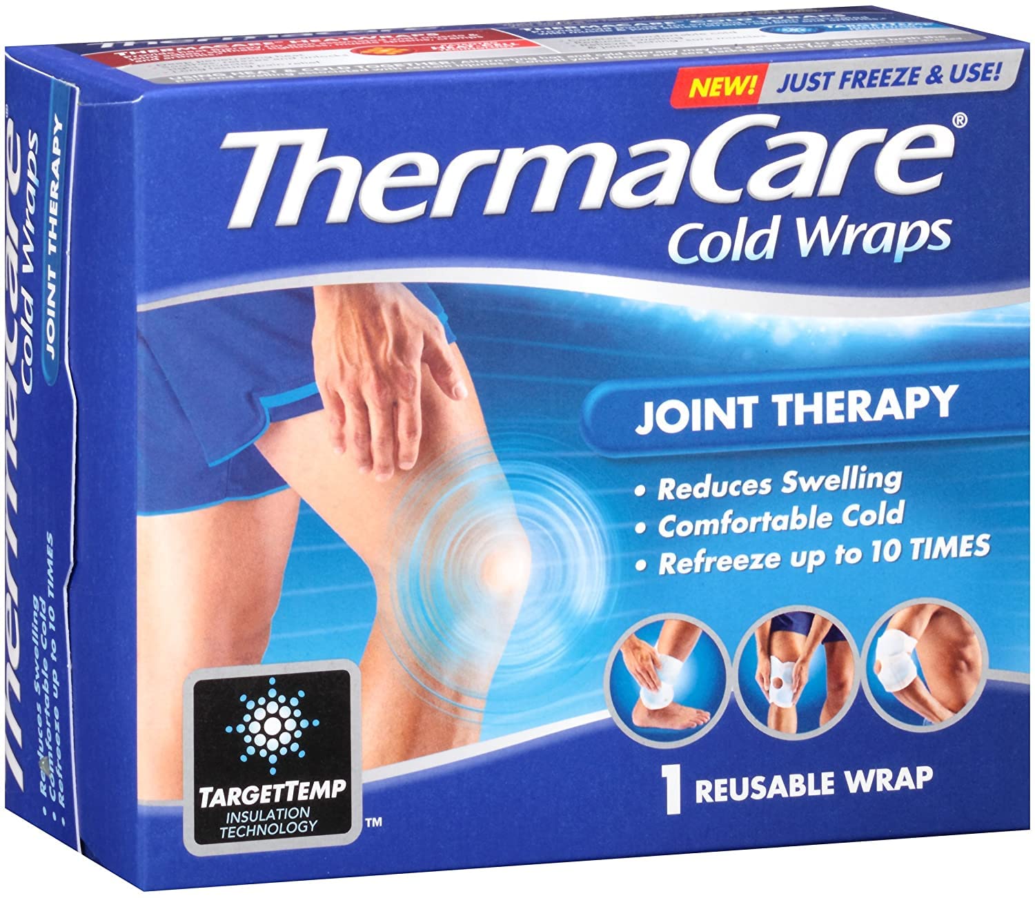 ThermaCare? Joint Therapy Cold Wrap joint therapy 1 reusable wrap (pack of 3)