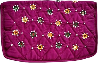 Belladona Full Mirror Work in Rani Pink