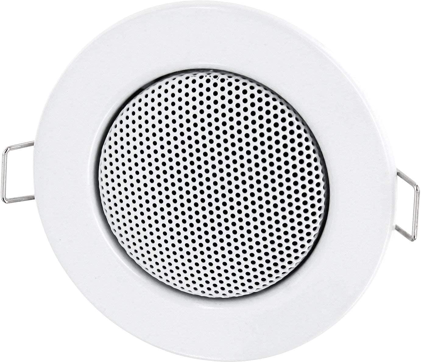 Set 5 altoparlanti da incasso mini metallo bianco