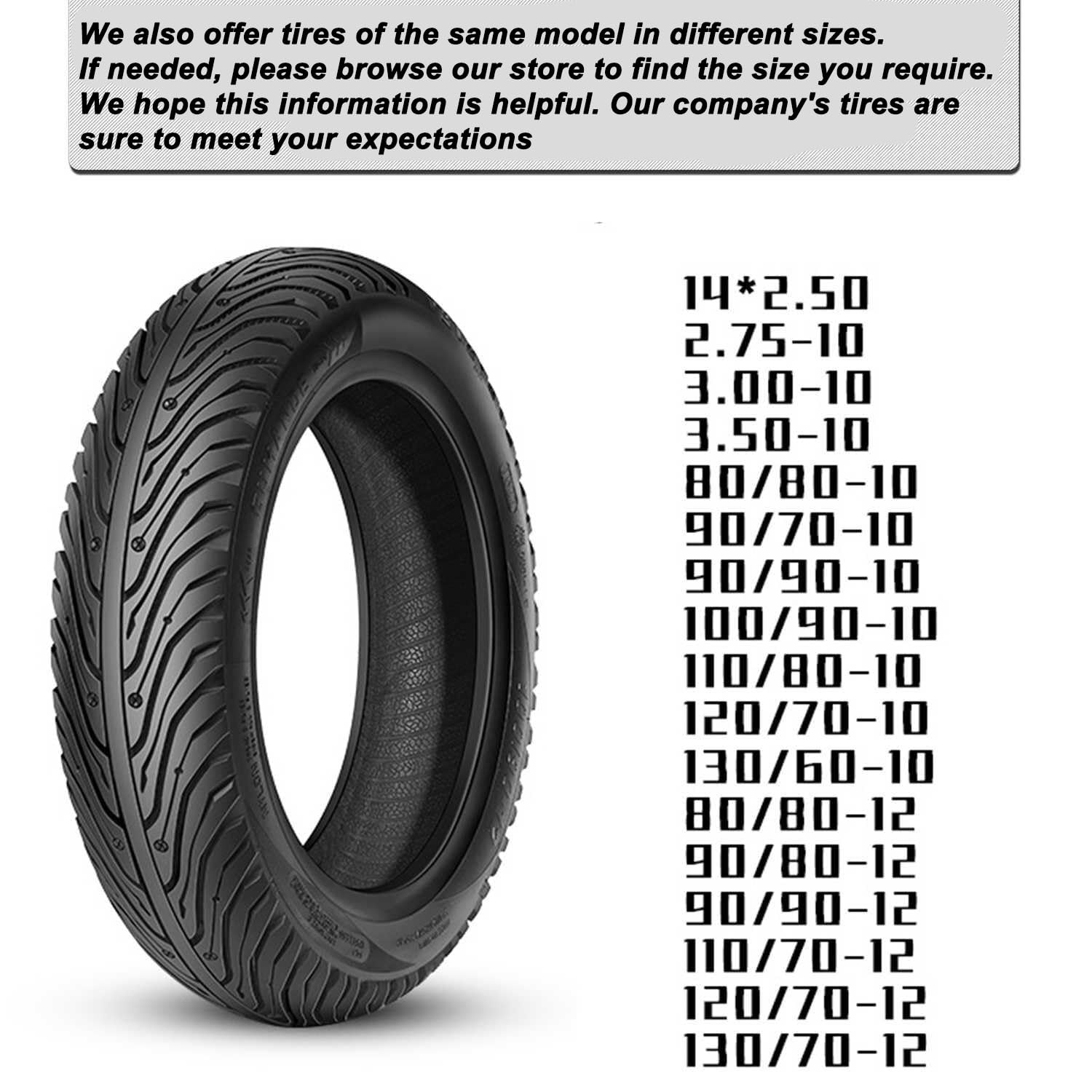 120/70-10 Opona Motocyklowa Tubeless Semi-Slick z Wysokoprzyczepną Mieszaną 120/70/10 Wzór na Deszcz i Śnieg oraz 120 70 10 Wytrzymała Opona Wszechpogodowa