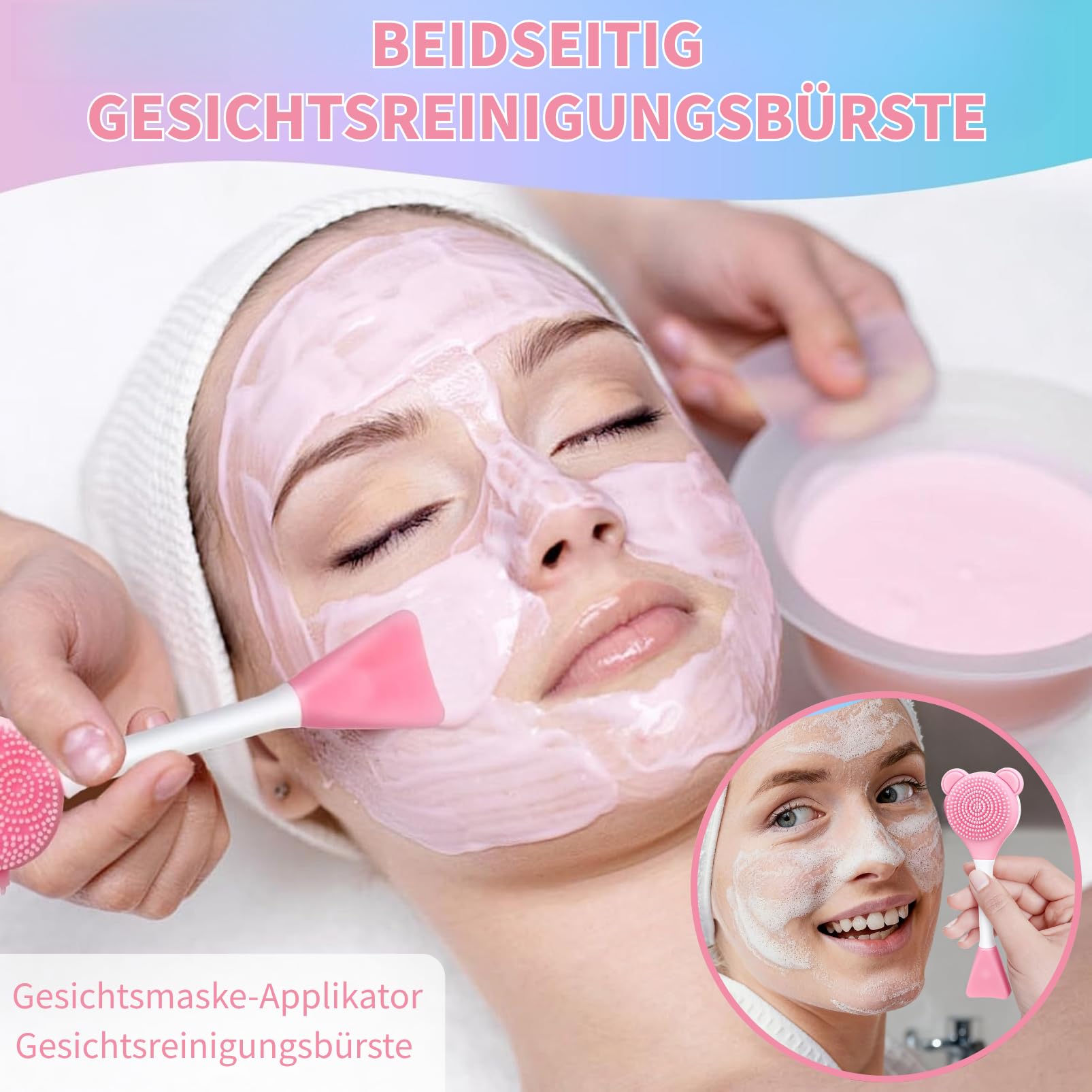 Sakura Skin Care Set Teenager Mädchen Geschenke - Skincare Set 11 Stück - Hautpflege Beauty Set Frauen - Anti Aging & Nährend Gesichtspflege Set - Damen Geschenkset - Mit Schlammmaske,Serum,Creme