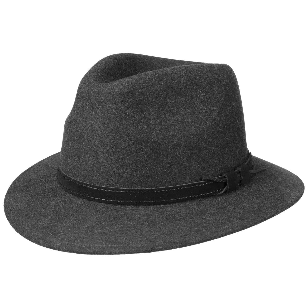 Lierys Apennin Rollable Hat Leather Band Made in Italy Men Summer Winter